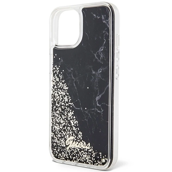 Etui Guess GUHCP14SLCSGSGK для iPhone 14 6.1" твердий чохол Liquid Glitter Marble
