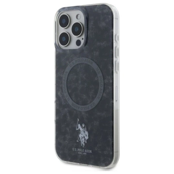 US Polo iPhone 16 Pro 6.3" Case Black Ring MagSafe