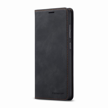 Leather Flip Wallet Case Alogy Forwenw pro Samsung Galaxy S22 Ultra Black