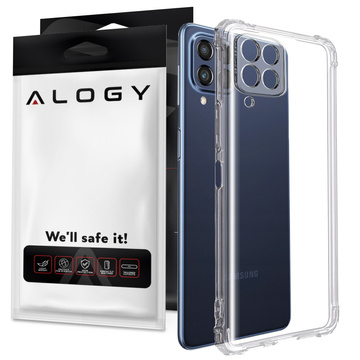 Pancierové puzdro ShockProof Alogy pre Samsung Galaxy M53 5G. Priehľadné