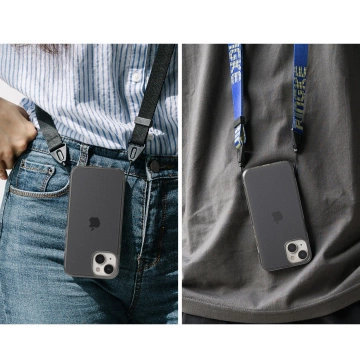 Kryt Ringke Fusion Matte pro kryt iPhone 14 Plus s gelovým rámečkem šedé barvy