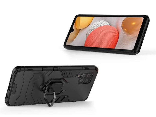 Etui Alogy Stand Ring Armor для Samsung Galaxy A42 5G чорний