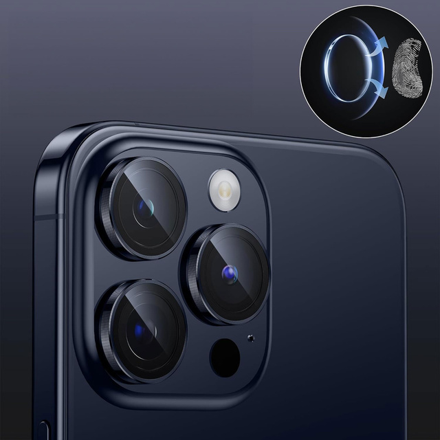 Kryt objektívu pre Apple iPhone 15 Pro - 3mk Lens Protection Pro Graphite