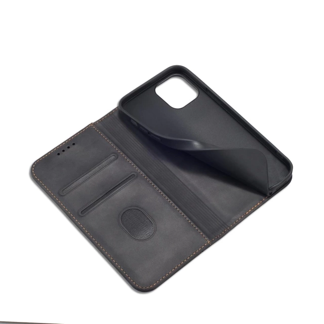 Magnet Fancy Case case for iPhone 12 Pro Max cover wallet for cards stand black