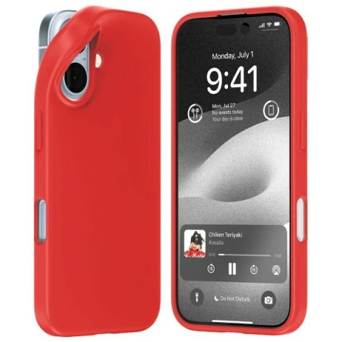 Pouzdro Mercury Soft pro iPhone 16 6.1" červené