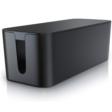 Kabelový organizér stolní podlahový kontejner kabelový box Alogy Box L 40cm velký Černá