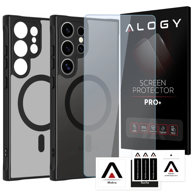 Puzdro pre Apple iPhone 16 Pro Max Alogy Anti-Shock Hybrid Case pre MagSafe Transparent