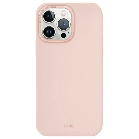 UNIQ pouzdro Lino Hue pro iPhone 15 Pro Max 6,7" Magclick Charging růžová/červená růžová