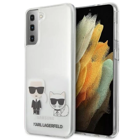 Karl Lagerfeld KLHCS21MCKTR S21 G996 pevné puzdro Transparent Karl