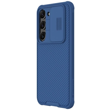 Kryt Nillkin CamShield Pro Case pro kryt Samsung Galaxy S23 s krytem fotoaparátu modrý