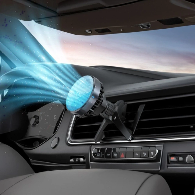 Autohalterung mit induktivem Ladegerät Forcell Cool Mag Qi2 MagSafe 15W