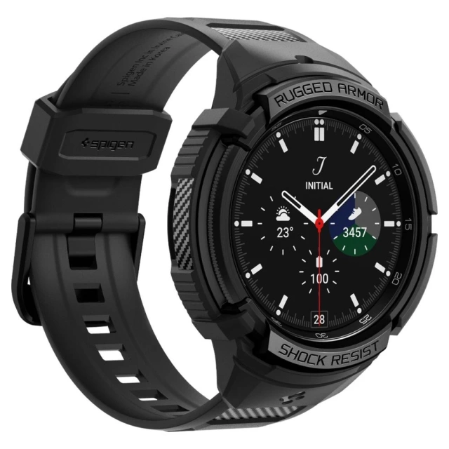 Etui Spigen Rugged Armor ”Pro” do Samsung Galaxy Watch 6 Classic (47 mm) black