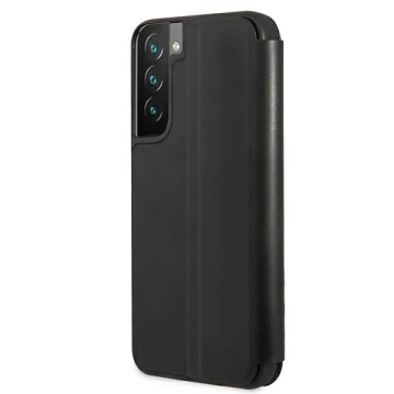 Etui BMW BMBKS22MTRTBK do Galaxy S22  S906 bookcase M Collection Triangles czarny/black