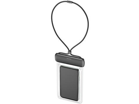 Etui wodoodporne Baseus Let's go Slip na telefon do 7.2 IPX8 Czarne