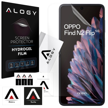 Hydrogelová fólie pro Oppo Find N2 Flip, ochranná fólie na displej telefonu Alogy Hydrogel Film