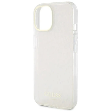 Etui Guess GUHCP15SHDECMP для iPhone 15 6.1" różowy/рожевий твердий чохол IML Faceted Mirror Disco Iridescent