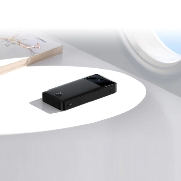 Power bank with fast charging Baseus Bipow 10000mAh 20W white (Overseas Edition) USB-A - Micro USB cable 0.25m white (PPBD050502)