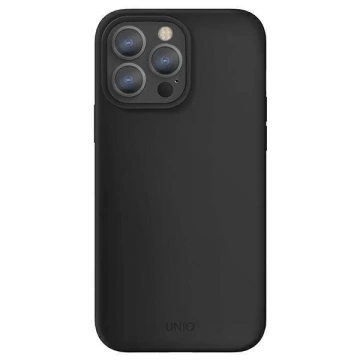 UNIQ Hülle Lino iPhone 13 Pro / 13 6.1 "schwarz / tintenschwarz