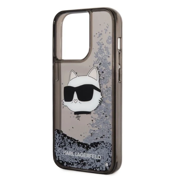 Etui Karl Lagerfeld KLHCP14XLNCHCK для iPhone 14 Pro Max 6,7" Hardcase Glitter Choupette Head czarny/black