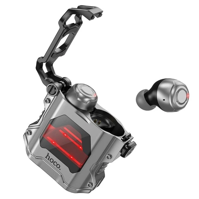 Бездротові bluetooth навушники HOCO TWS EW33, сірі