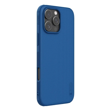 Pouzdro Nillkin Magnetic Frosted Shield pro iPhone 16 Pro modré