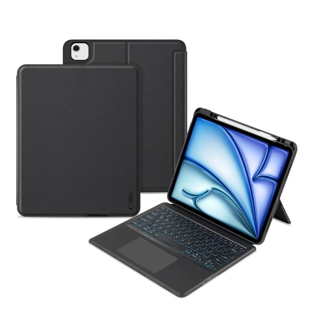Etui Scmag Pen Keyboard für Apple iPad Air 13 2024 Schwarz