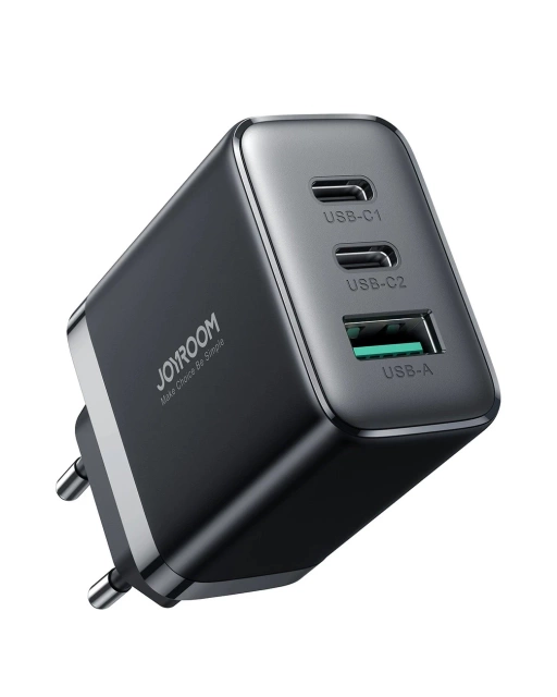 Szybka ładowarka Joyroom 2x USB-C USB-A 32W - Czarna