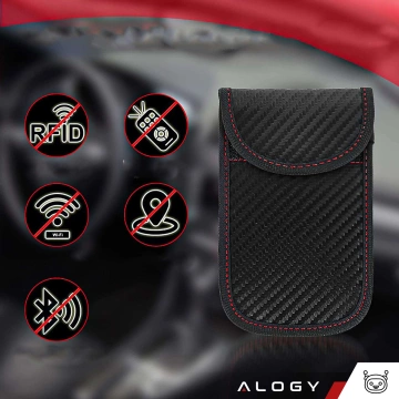 Alogy anti-theft key case signal blocking pouch 13x8.2cm