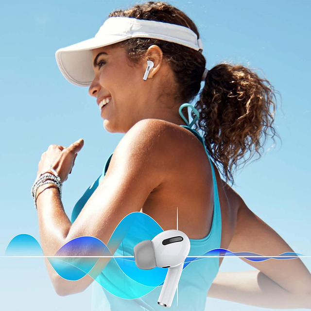 6x Alogy SML pamäťový silikónový kryt pre Apple AirPods Pro šedý