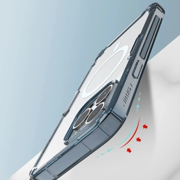 Nillkin Nature Pro Magnetische Hülle für iPhone 13 Pro Magnetic Armor Cover Transparente Hülle (MagSafe-kompatibel)