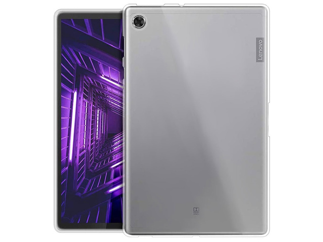 Silikonové pouzdro kryt pouzdro pro Lenovo M10 Plus TB-X606 průhledné