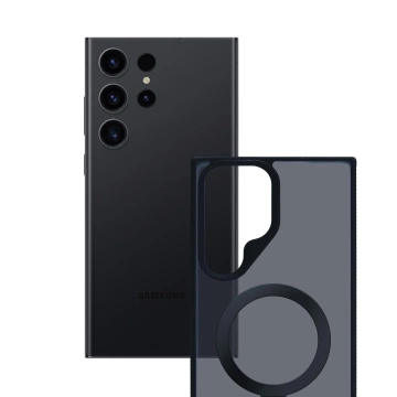 Etui do Samsung Galaxy S24 Ultra 3mk Smoke Case Mag