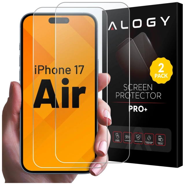 Tvrzené sklo pro ochranu displeje Apple iPhone 16 9H Alogy Heavy Pro™️