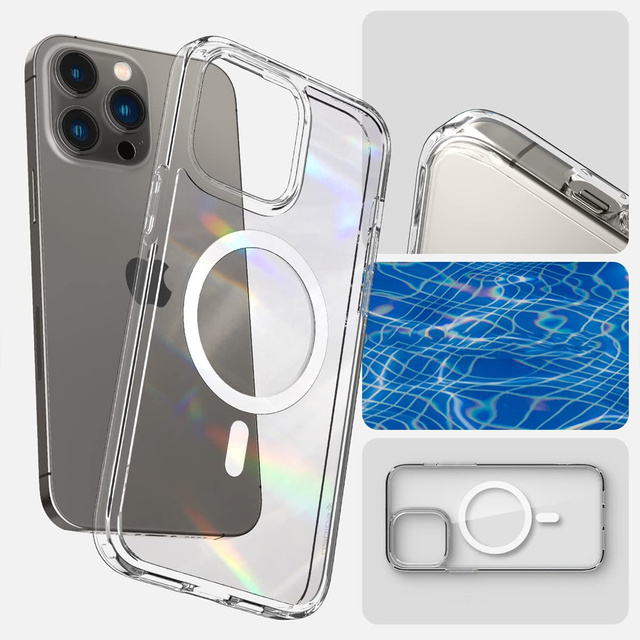 Etui Spigen Ultra Hybrid Mag do MagSafe pre Apple iPhone 14 Pro White