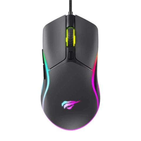 Дротова ігрова миша Havit MS1029 RGB (чорна)