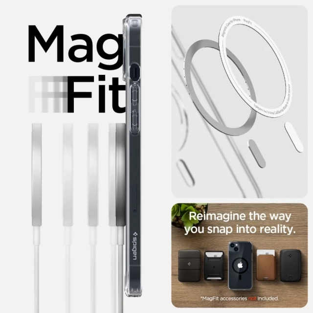 Spigen ultra hybrid mag magsafe iphone 14 plus schwarz