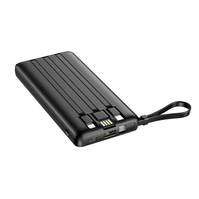 Powerbanka Externí baterie VEGER C10 - 10 000mAh (Micro Type C Lightning 8-pin) černá (W1116)