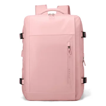 Водонепроникний рюкзак Bange для ноутбука 15.6", city traveler, 45х30х16 см, для роботи, літака, чоловічий, жіночий, з USB портом Чорний