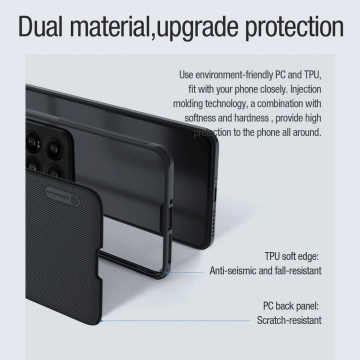 Magnetické pouzdro Nillkin Super Frosted Shield Pro pro Xiaomi 14 Pro - černé