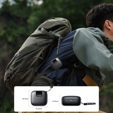 Joyroom Jdots JR-DB3 TWS čierne – Bluetooth 5.4, IPX5, 28h prehrávanie