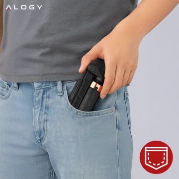 Handyhülle Wasserdichtes Gehäuse Alogy universal IPX8 bis 6,5 Schwarz