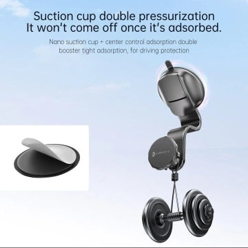 Magnetický flexibilní držák do auta Forcell 20 cm 2 v 1