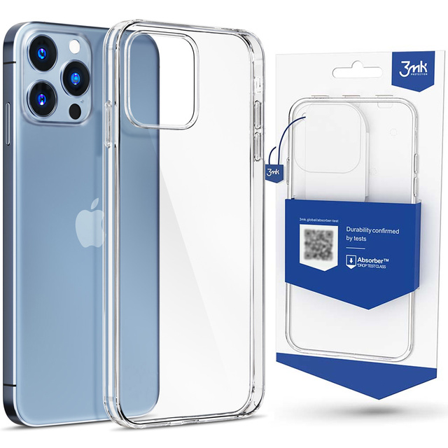 Silikonové ochranné pouzdro pro Apple iPhone 14 Pro 3mk Clear Case TPU