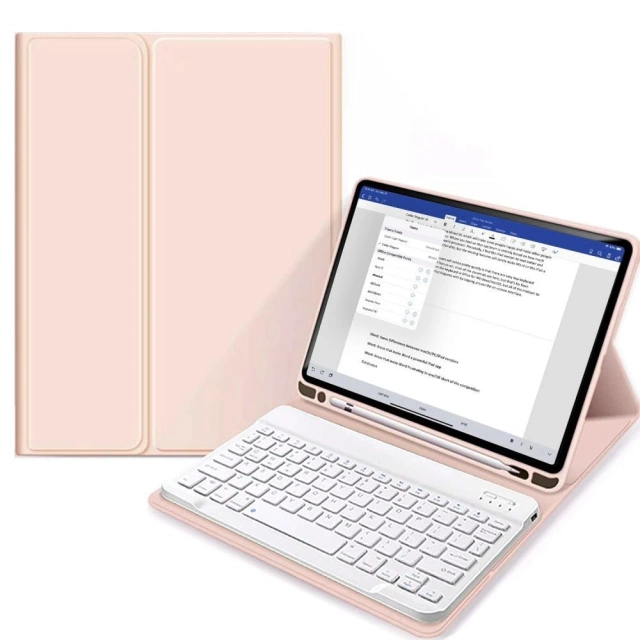 Compatible with tablet SC Pen Keyboard for Apple iPad 10.9 2022 PINK