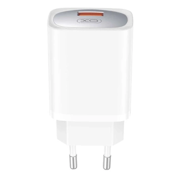 XO CE19 wall charger, 18W, USB-A, QC3.0, FCP, AFC