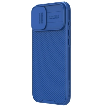 Чохол для iPhone 16 Nillkin CamShield Pro Magnetic Case синього кольору