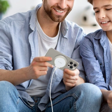 Nabíječka MagSafe Tech-Protect QI15W-A33 bílá 15W stojan