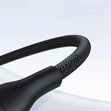 Kabel 3w1 Baseus 100W USB-C/USB-C/Lightning 1,5m LED Czarny