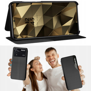 Шкіряний гаманець Alogy Smart View Cover Flip для Xiaomi Poco X4 Pro 5G