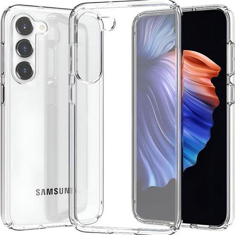 Puzdro pre Samsung Galaxy S24 Plus Zadný kryt Hybrid Clear Case Alogy Transparent Glass